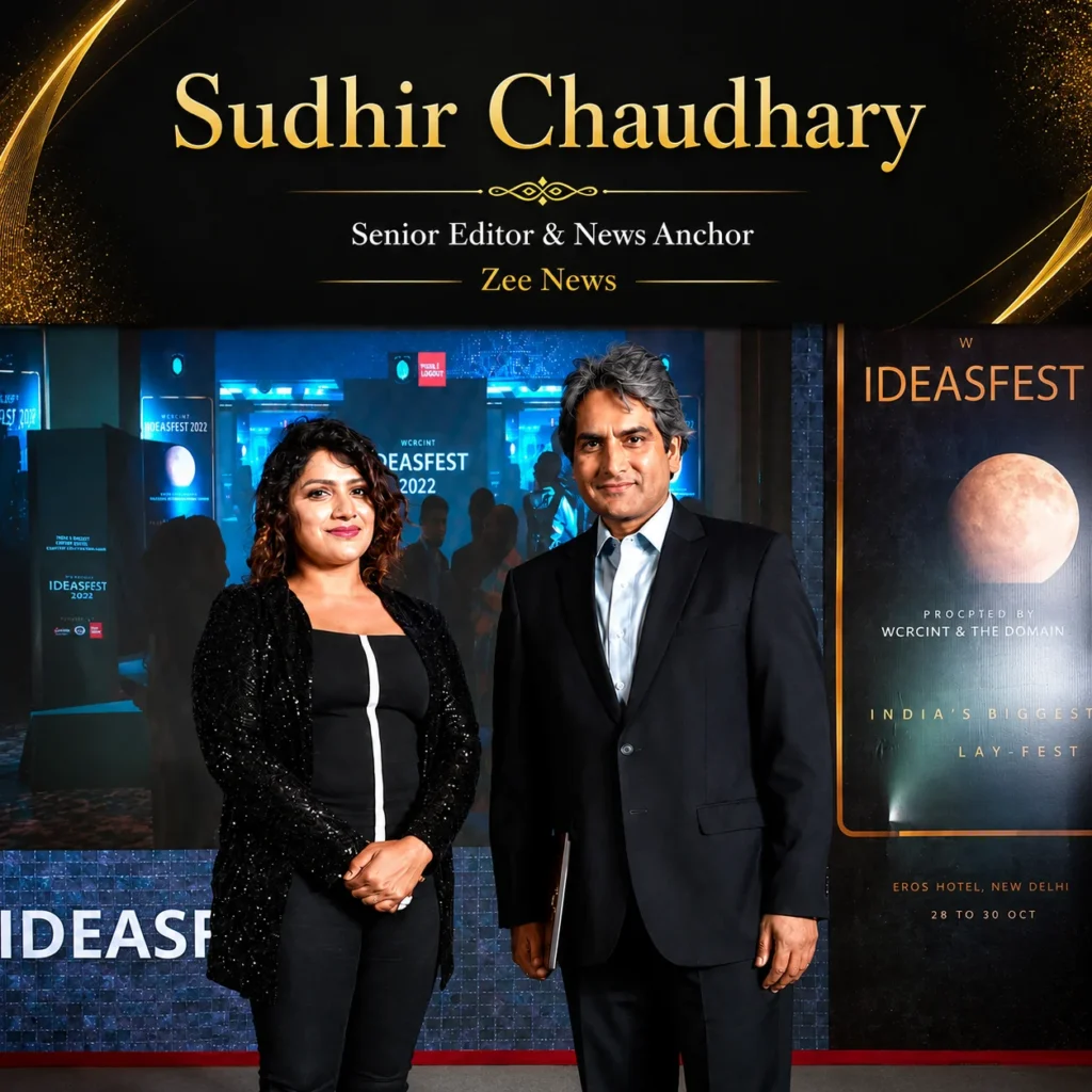 Anchor with Sudhir Chaudhary