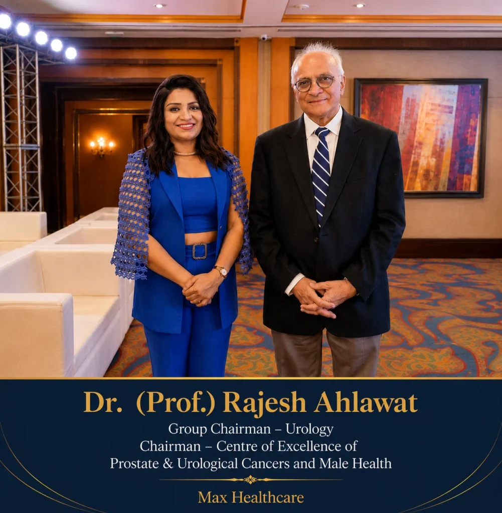 anchor with prof rajesh ahlawat